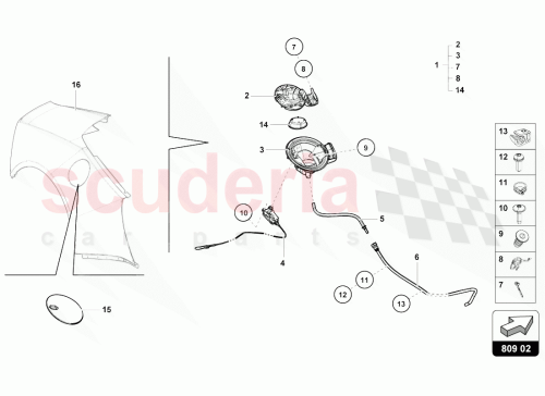 Part Diagram for Lamborghini 4T7862153A