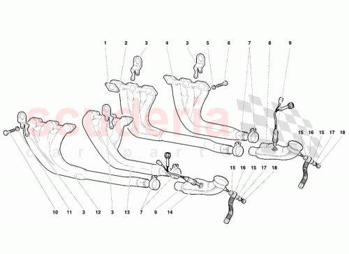 Part Diagram for Lamborghini 008835002