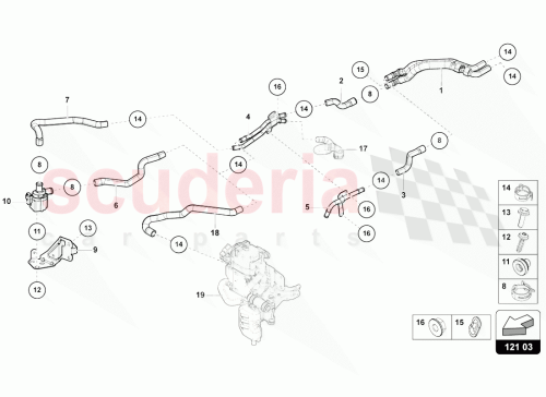 Part Diagram for Lamborghini 4G0129234
