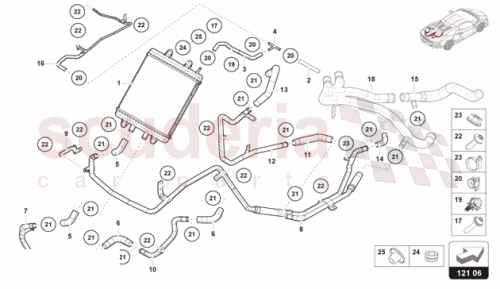 Part Diagram for Lamborghini 47B121512A