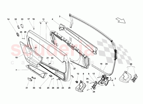 Part Diagram for Lamborghini 400867172H