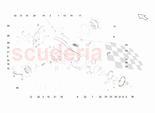 Part Diagram for Lamborghini N90476701