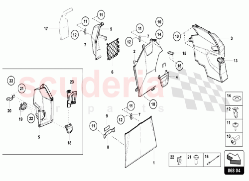 Part Diagram for Lamborghini 475867477E