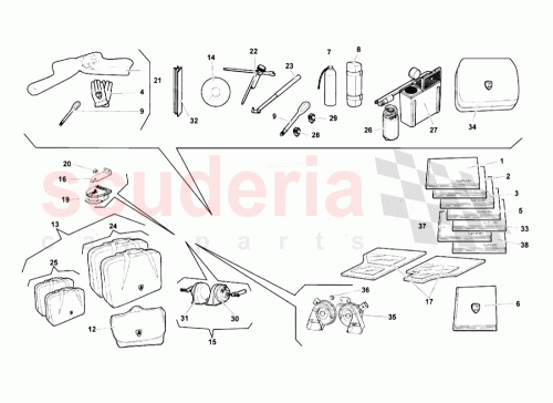 Part Diagram for Lamborghini 400012006J