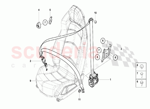 Part Diagram for Lamborghini 471857706A87R