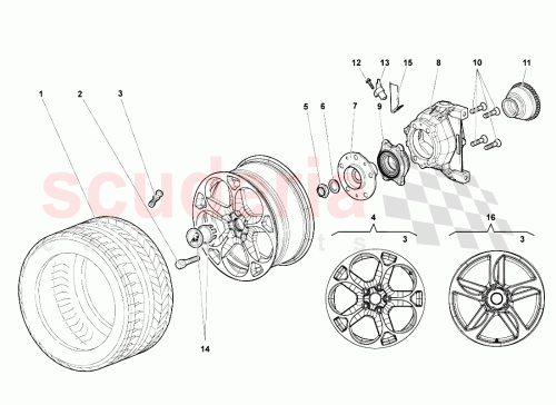 Part Diagram for Lamborghini 410407338