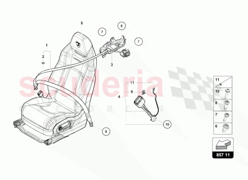 Part Diagram for Lamborghini N98924701