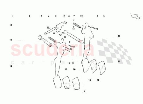 Part Diagram for Lamborghini N01100625