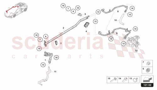 Part Diagram for Lamborghini 47B121507B