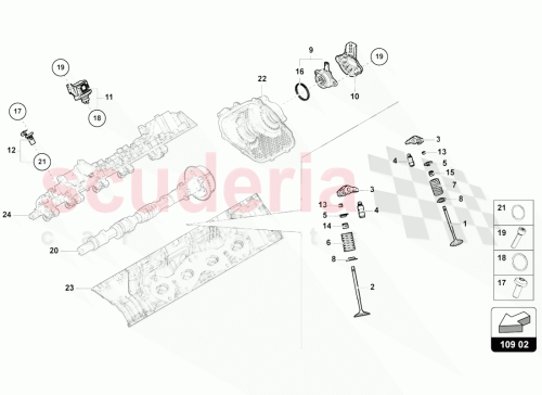 Part Diagram for Lamborghini 0P2109629