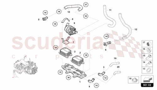 Part Diagram for Lamborghini 0EQ965527