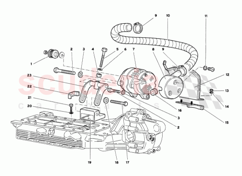 Part Diagram for Lamborghini 008100813