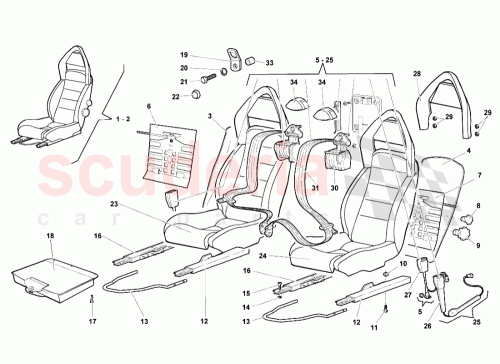 Part Diagram for Lamborghini 410881029