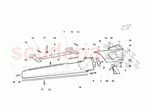Part Diagram for Lamborghini 410853647