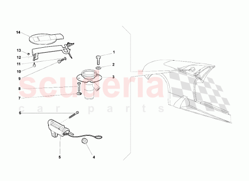Part Diagram for Lamborghini 008700450