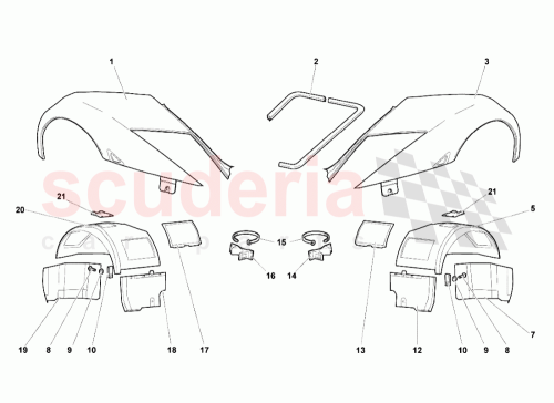 Part Diagram for Lamborghini 410805889