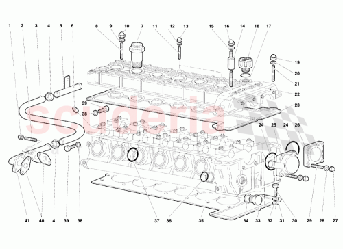 Part Diagram for Lamborghini 001120857