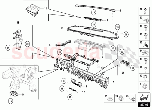 Part Diagram for Lamborghini N90761103