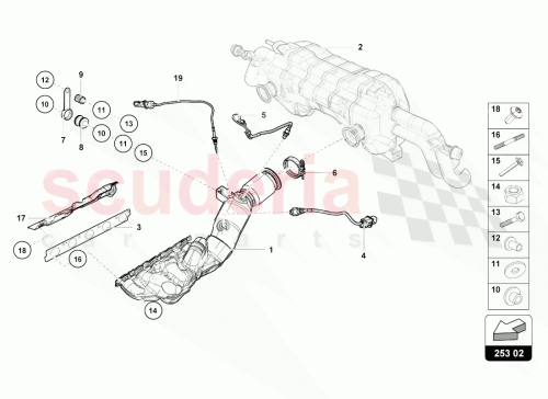Part Diagram for Lamborghini 4S0906262H