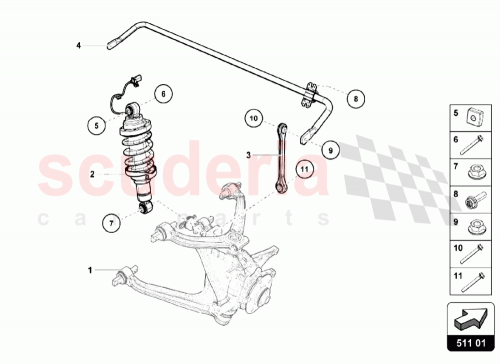 Part Diagram for Lamborghini 4T0512019Q