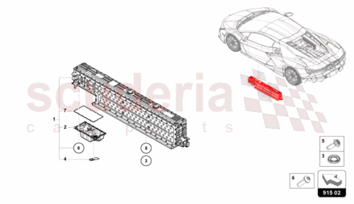 Part Diagram for Lamborghini 47B301467