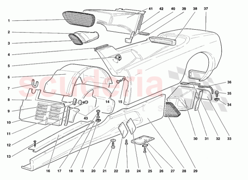 Part Diagram for Lamborghini 009910203