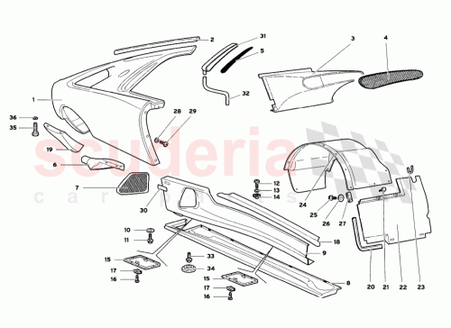 Part Diagram for Lamborghini 009911502