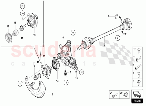 Part Diagram for Lamborghini 470505433E
