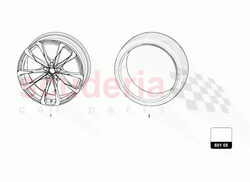 Part Diagram for Lamborghini 4ML601025AF