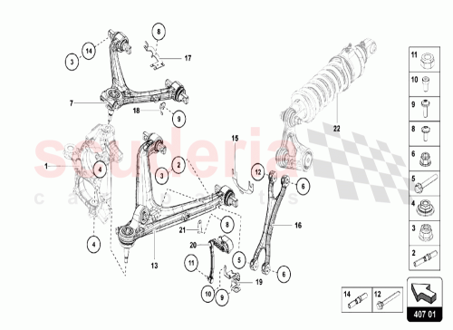 Part Diagram for Lamborghini 470941274A