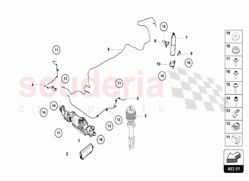 Part Diagram for Lamborghini 4S1616625