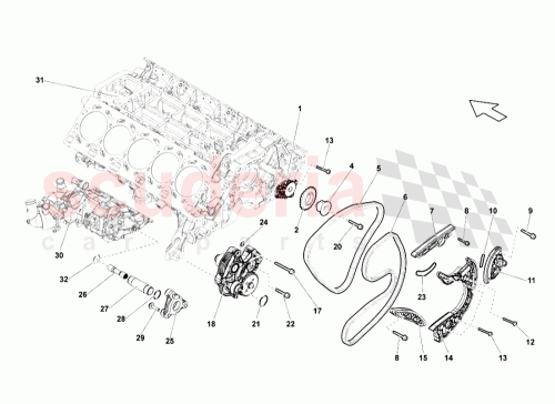 Part Diagram for Lamborghini 06E109465BL