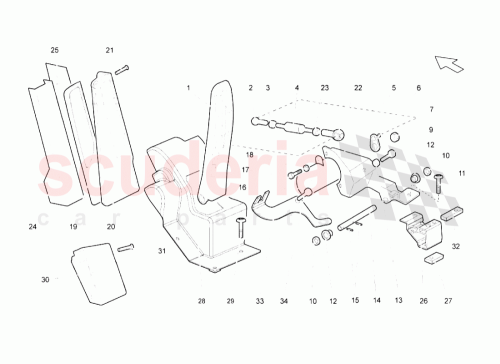 Part Diagram for Lamborghini 008200504