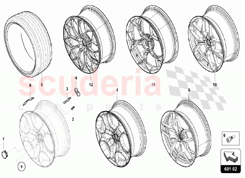 Part Diagram for Lamborghini 4T0801820