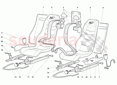 Part Diagram for Lamborghini 009435040