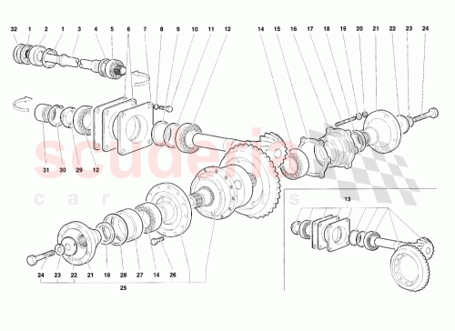 Part Diagram for Lamborghini 008301022