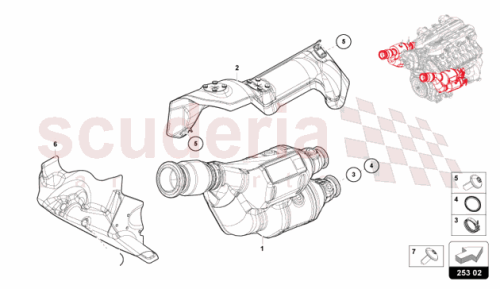 Part Diagram for Lamborghini 07M131778K