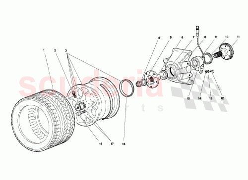 Part Diagram for Lamborghini 0052006301