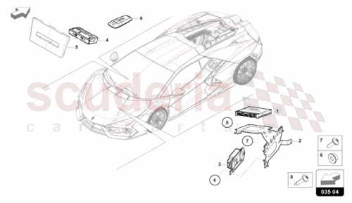 Part Diagram for Lamborghini 47A907493B