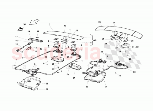 Part Diagram for Lamborghini 403862172B