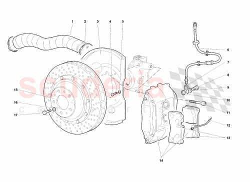 Part Diagram for Lamborghini 003113906