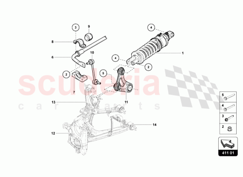Part Diagram for Lamborghini 470412019P