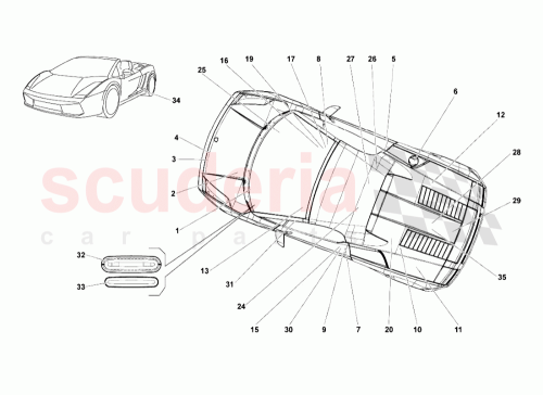 Part Diagram for Lamborghini 407010558A