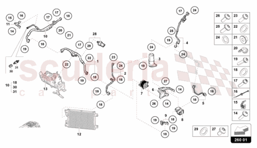 Part Diagram for Lamborghini 47B816735A