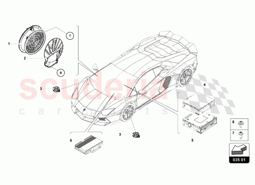 Part Diagram for Lamborghini 470035467A