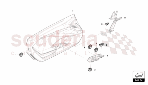Part Diagram for Lamborghini 4M0959565L
