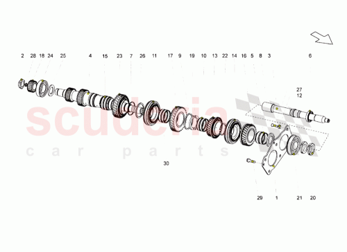 Part Diagram for Lamborghini 086311287A