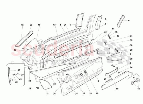 Part Diagram for Lamborghini N10406602
