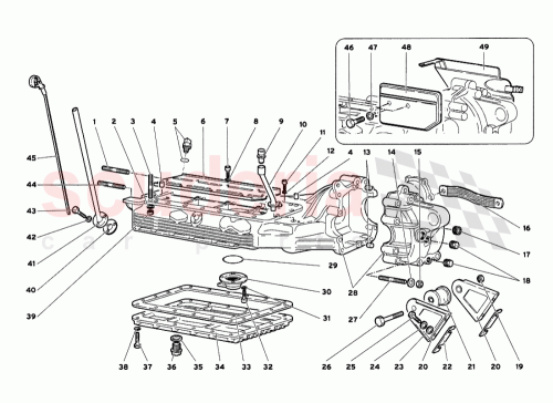 Part Diagram for Lamborghini 0018006616