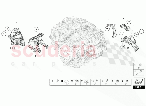 Part Diagram for Lamborghini N91210501